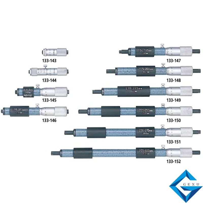 內(nèi)徑千分尺接桿式133-144，IM-100測(cè)量75-100mm