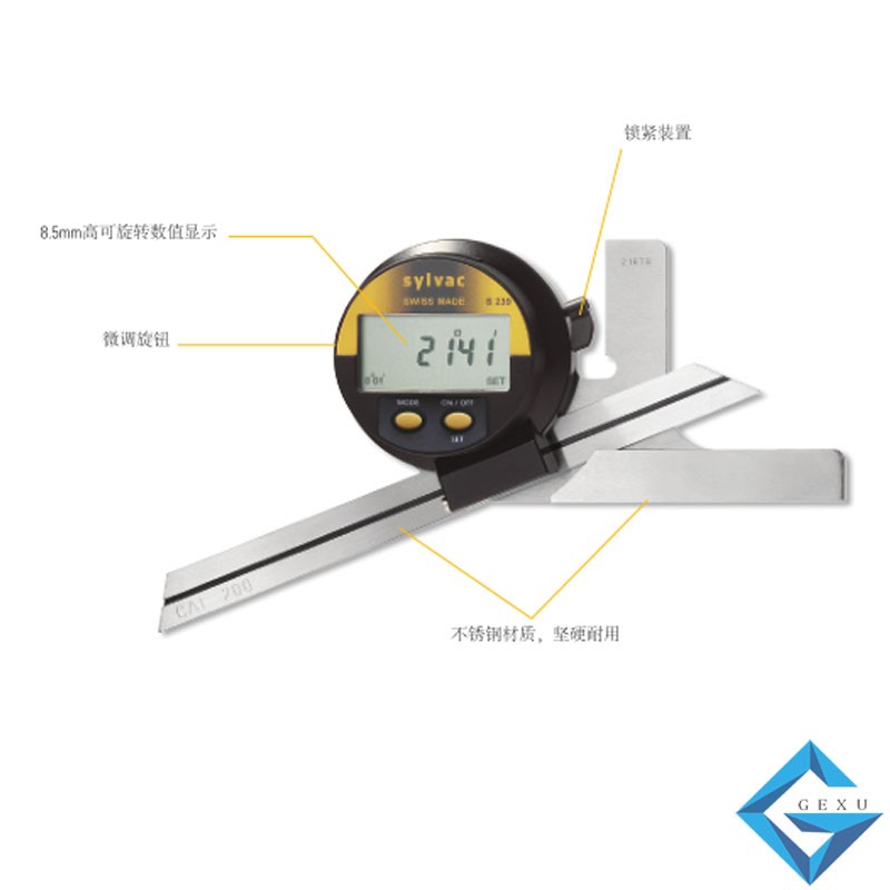 萬能量角器0-360°mm820.1700 S239