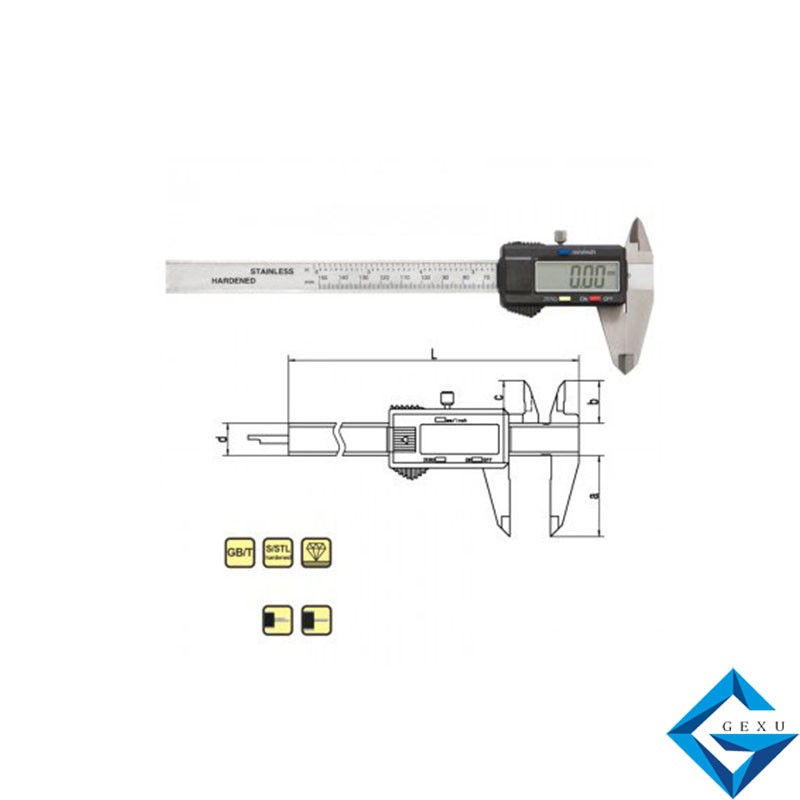 左手?jǐn)?shù)顯卡尺111-221測量0-150