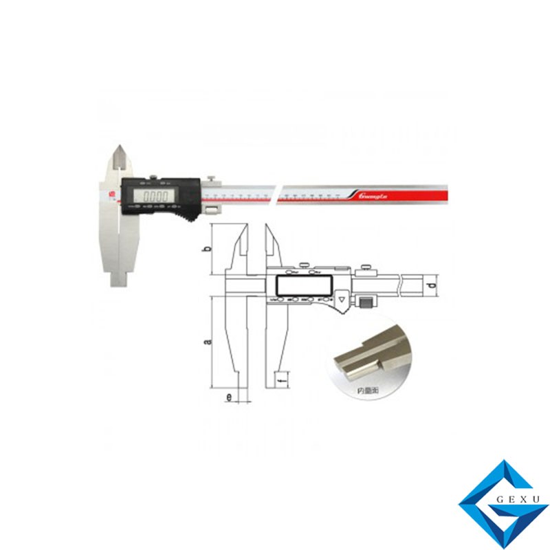 雙外爪數(shù)顯卡尺111-300測量0-200