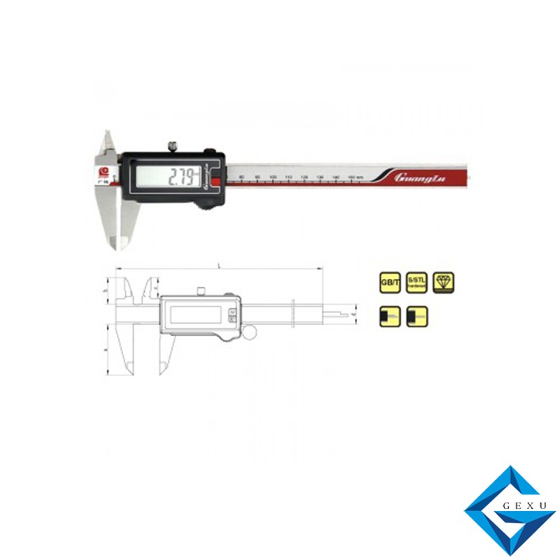 IP67防水?dāng)?shù)顯卡尺（內(nèi)置無(wú)線發(fā)射器）110-801-30E測(cè)量0-150