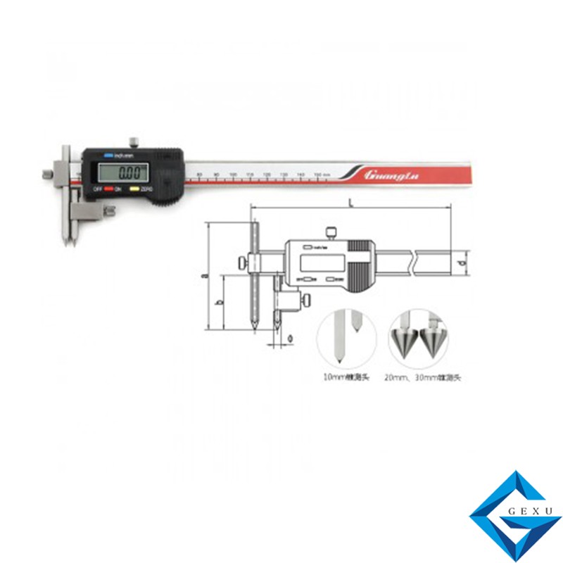 中心距數(shù)顯卡尺119-111測(cè)量5-150
