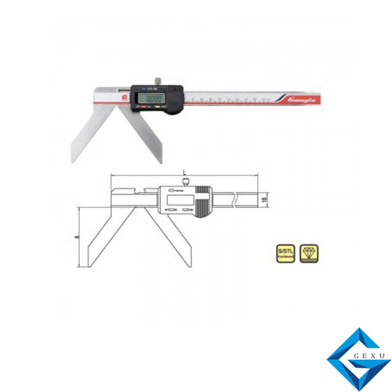 外圓弧半徑數(shù)顯卡尺118-131測(cè)量3-150